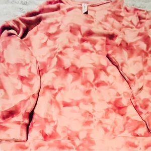 Pink tie dye sweatshirt